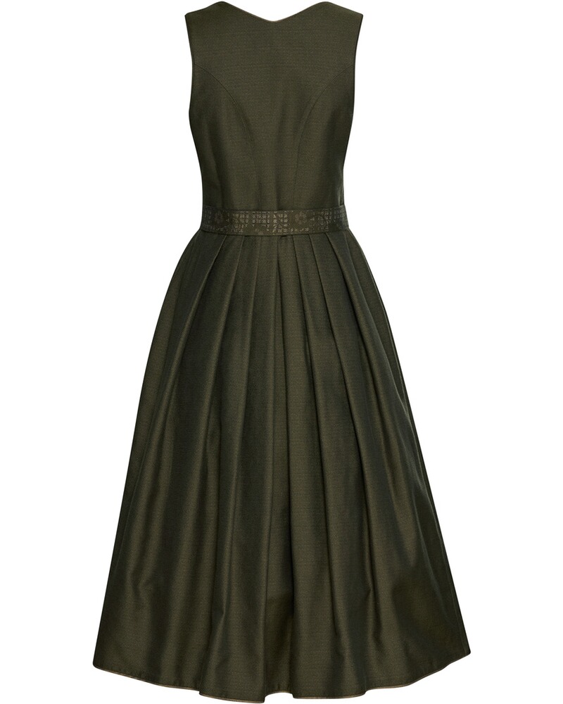 Langes Dirndl mit Hirschmotiv-Schürze, Country Line