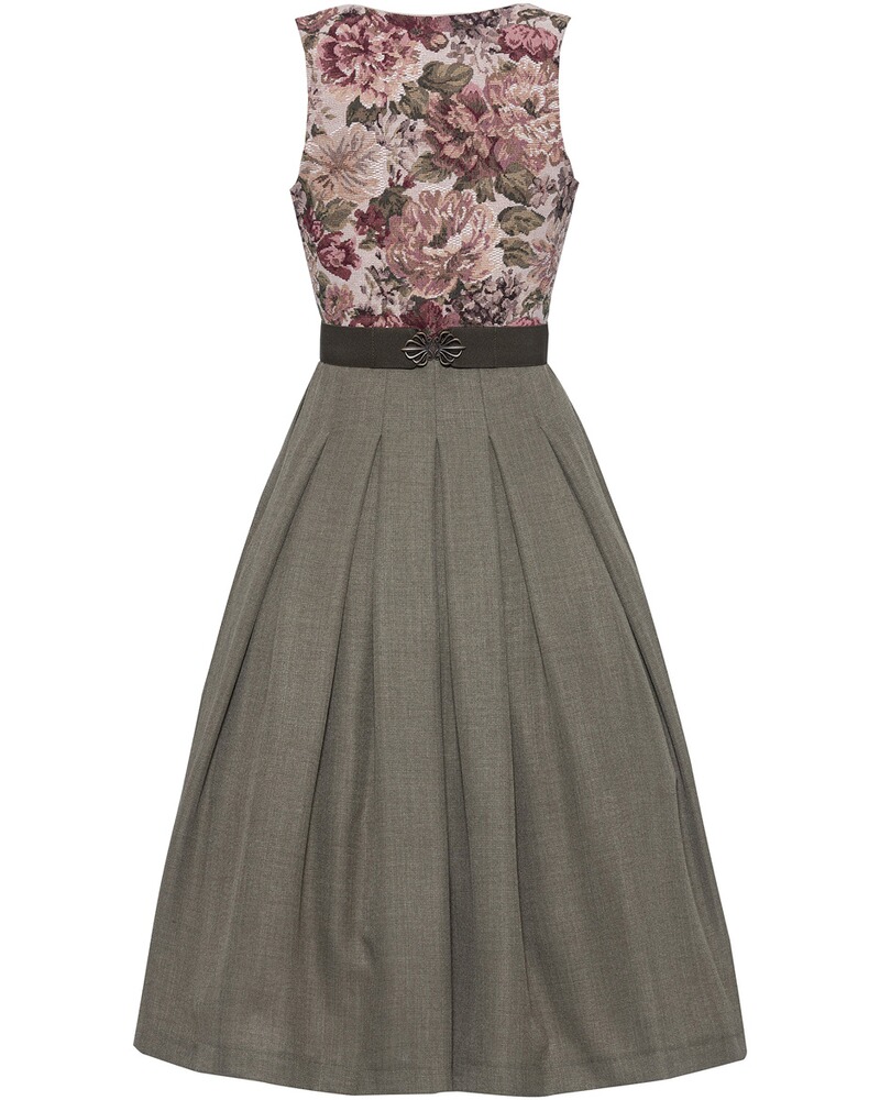 Langes Dirndl mit Jacquard-Mieder, Berwin