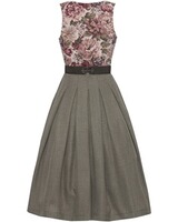 Langes Dirndl mit Jacquard-Mieder, Berwin