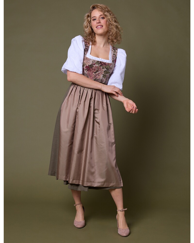 Langes Dirndl mit Jacquard-Mieder, Berwin