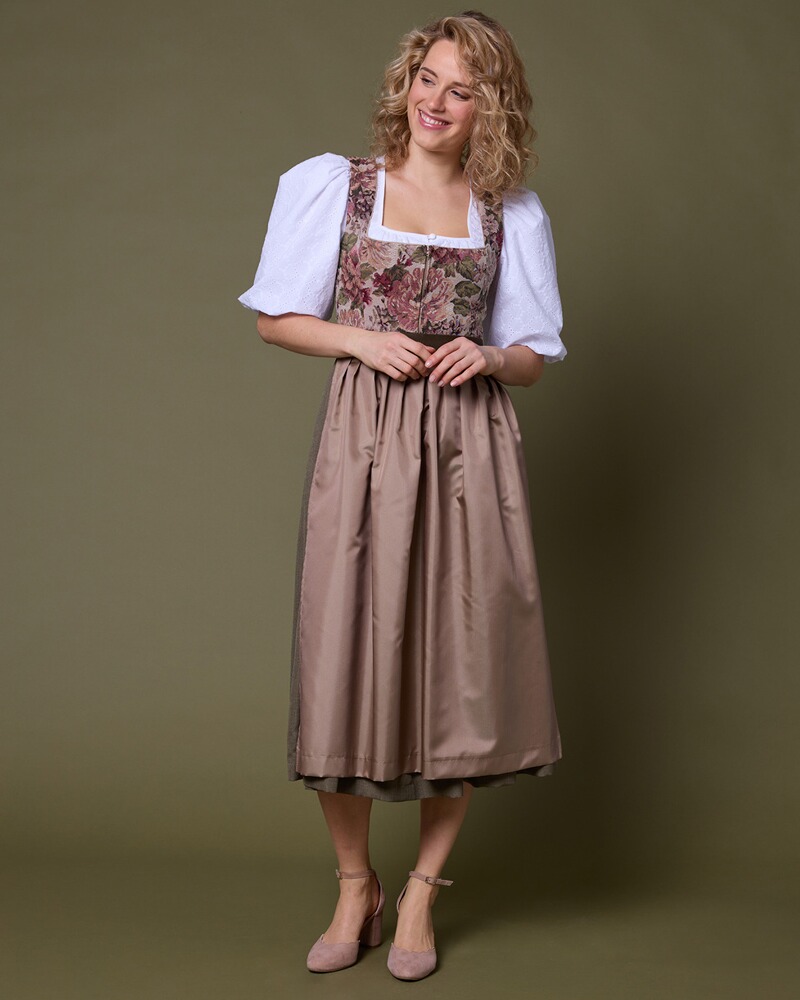 Langes Dirndl mit Jacquard-Mieder, Berwin