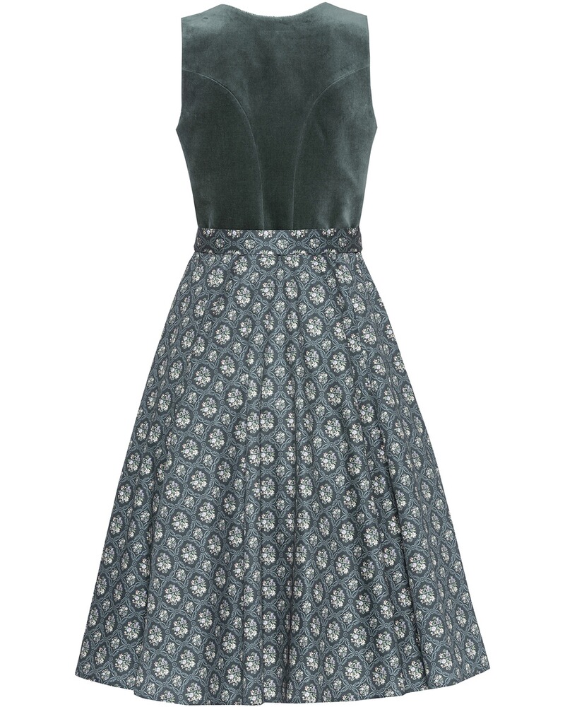 Langes Dirndl mit Samtmieder, Berwin