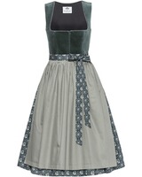 Langes Dirndl mit Samtmieder, Berwin