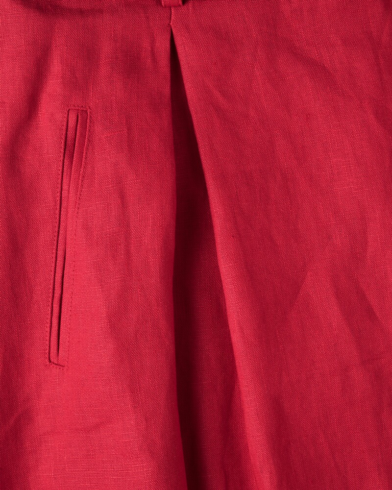 Weiter Leinenrock mit Gürtel, Luis Steindl