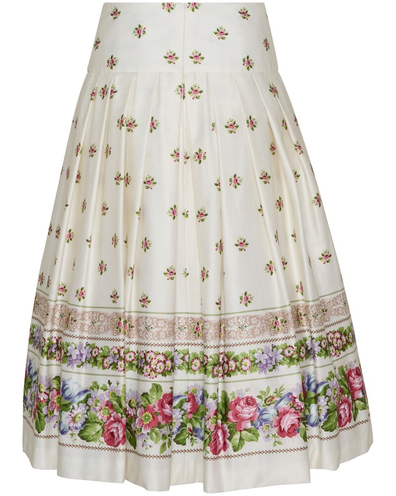 Midi-Rock mit Blumenmuster, Berwin