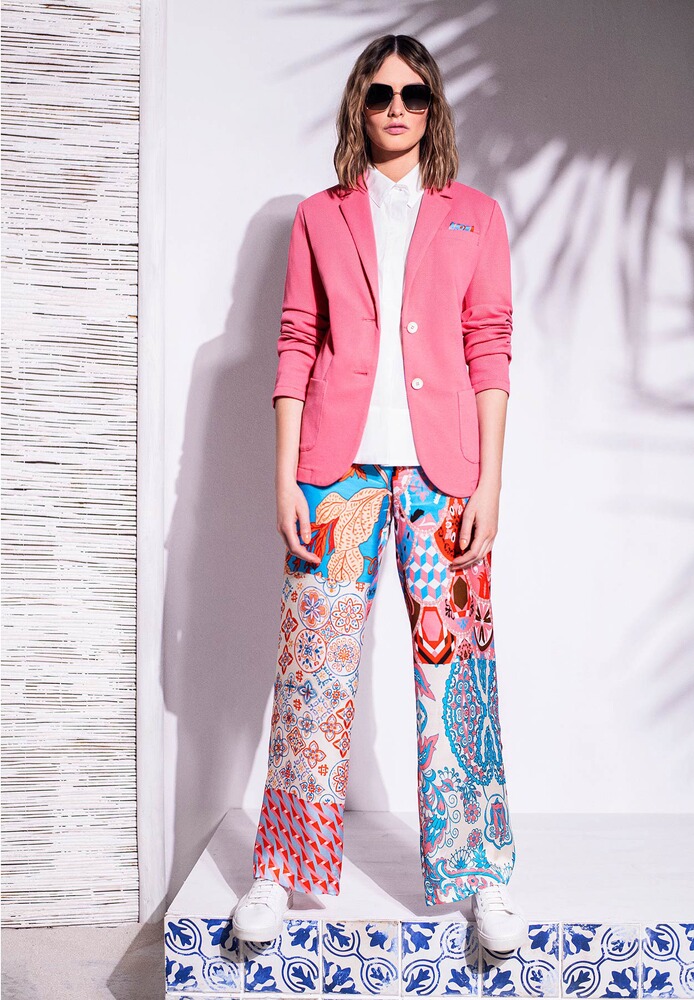 Fliessende Palazzo-Hose, White Label