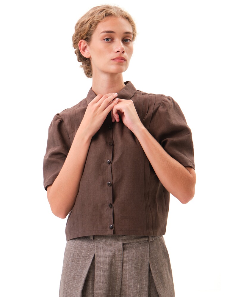 Weite Nadelstreifenhose Henrike, FELICITAS