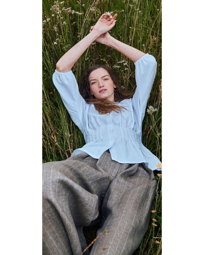 Weite Nadelstreifenhose Henrike, FELICITAS