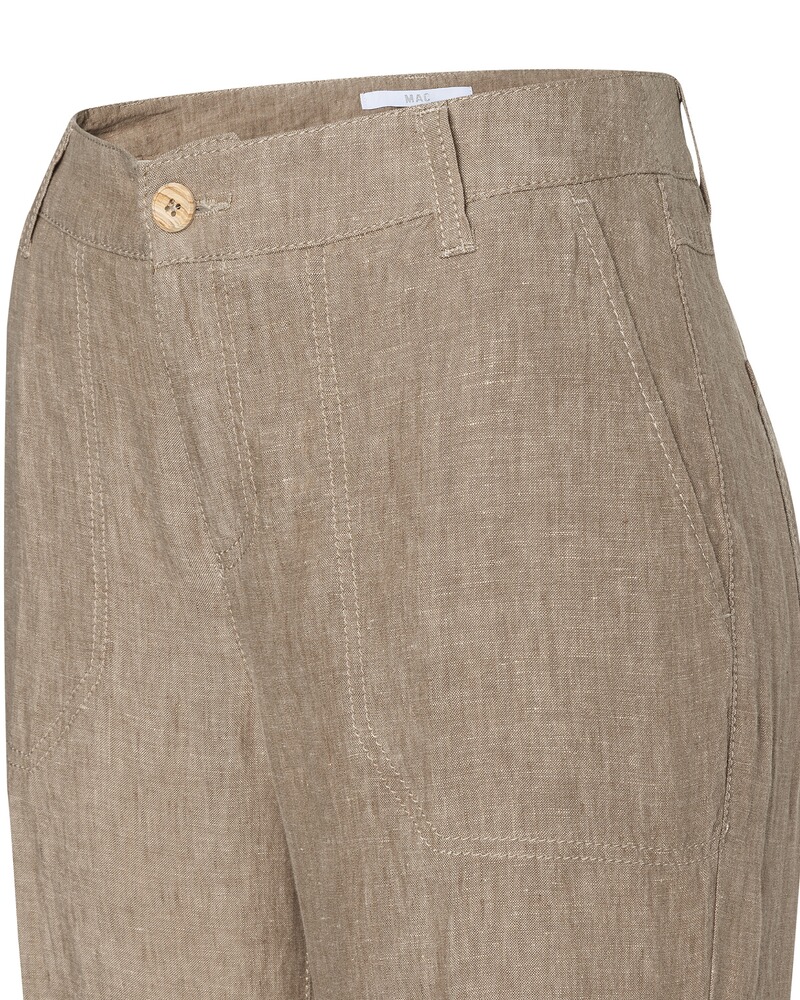 Leinenhose Nora Cropped, MAC