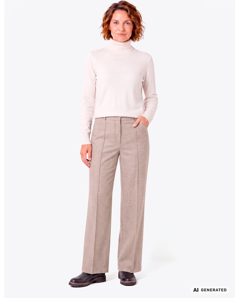 Flanellhose, White Label
