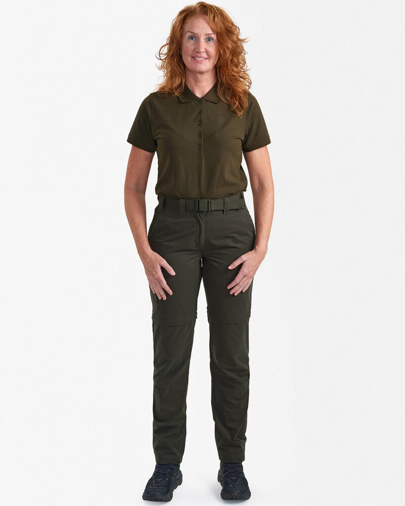 Damen Zip-Off-Hose Slogen, Deerhunter