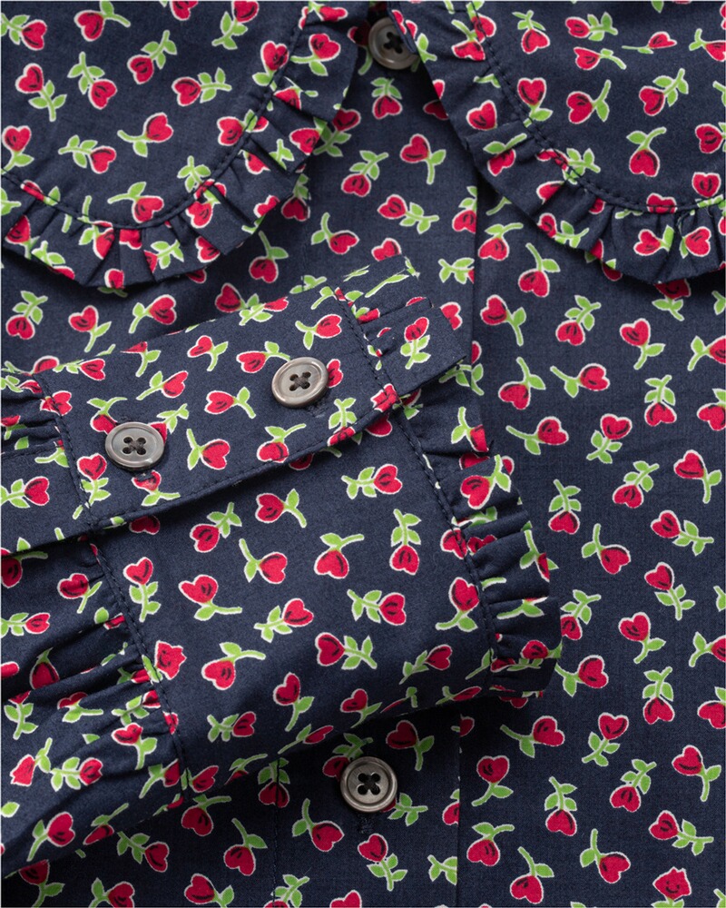 Bluse mit Rüschenkragen, REITMAYER