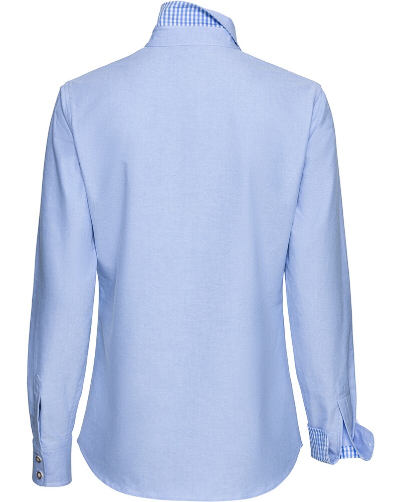 Bluse mit Vichykaro-Details, Luis Steindl