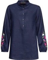 Bluse mit Blumenstickerei, REITMAYER