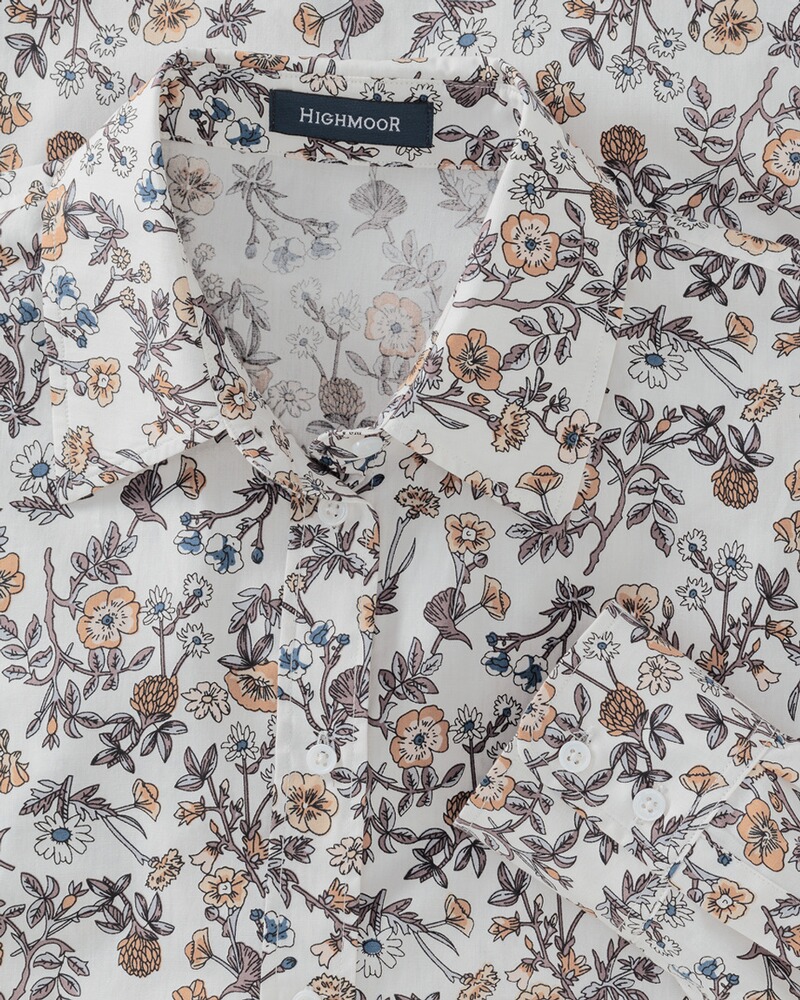 Bluse mit Blumendruck, HIGHMOOR