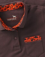 Damen Poloshirt Waldtier-Detail, Parforce Essential