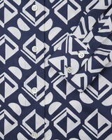 Hemdbluse mit Allover-Print, POLICELAND