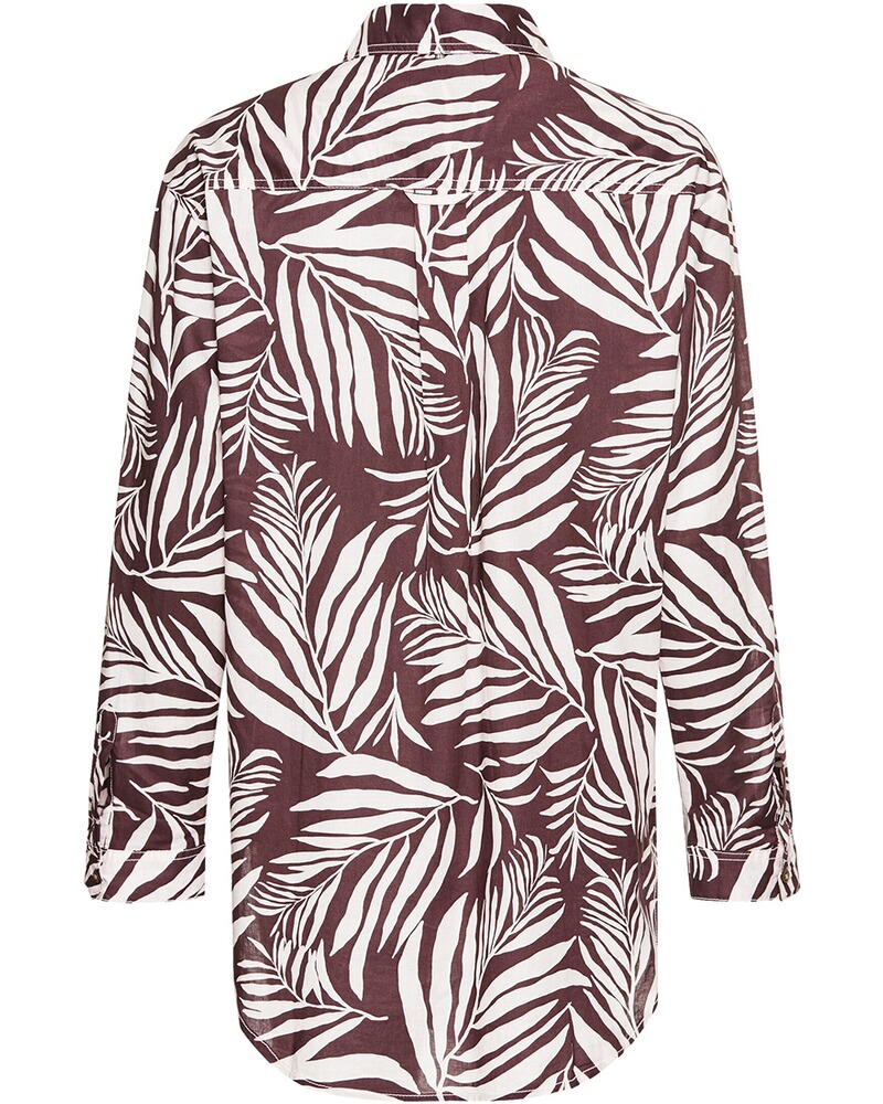 Hemdbluse mit Allover-Print, camel active