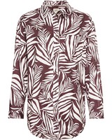 Hemdbluse mit Allover-Print, camel active