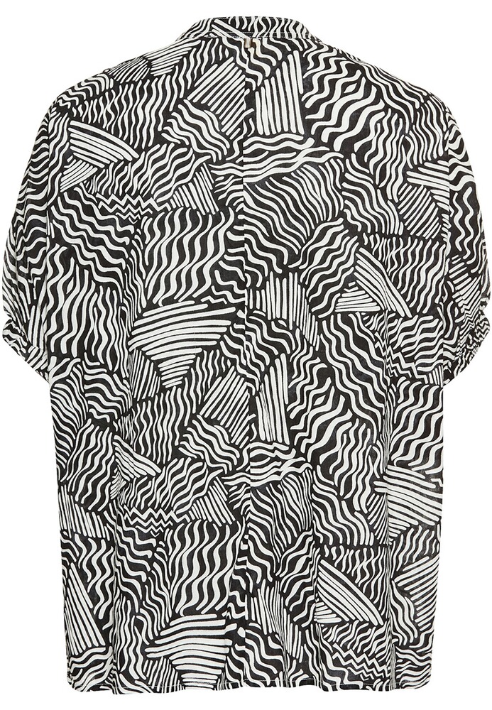 Halbarm-Blusenshirt, camel active