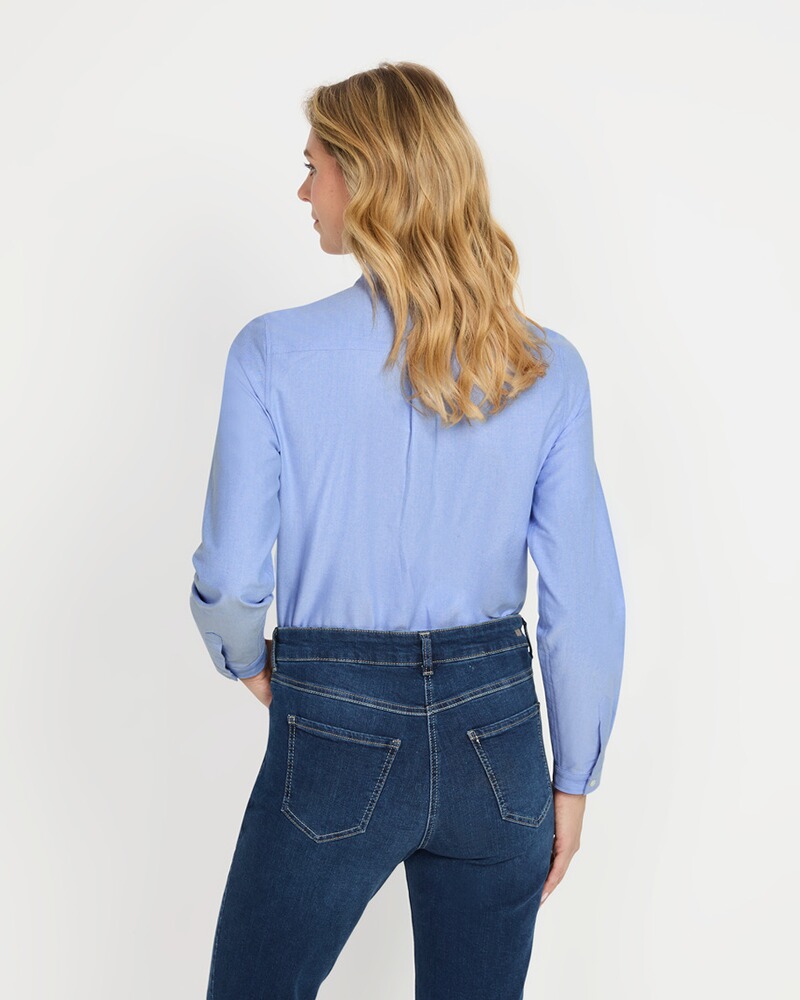 Oxfordbluse mit Biesen, Luis Steindl
