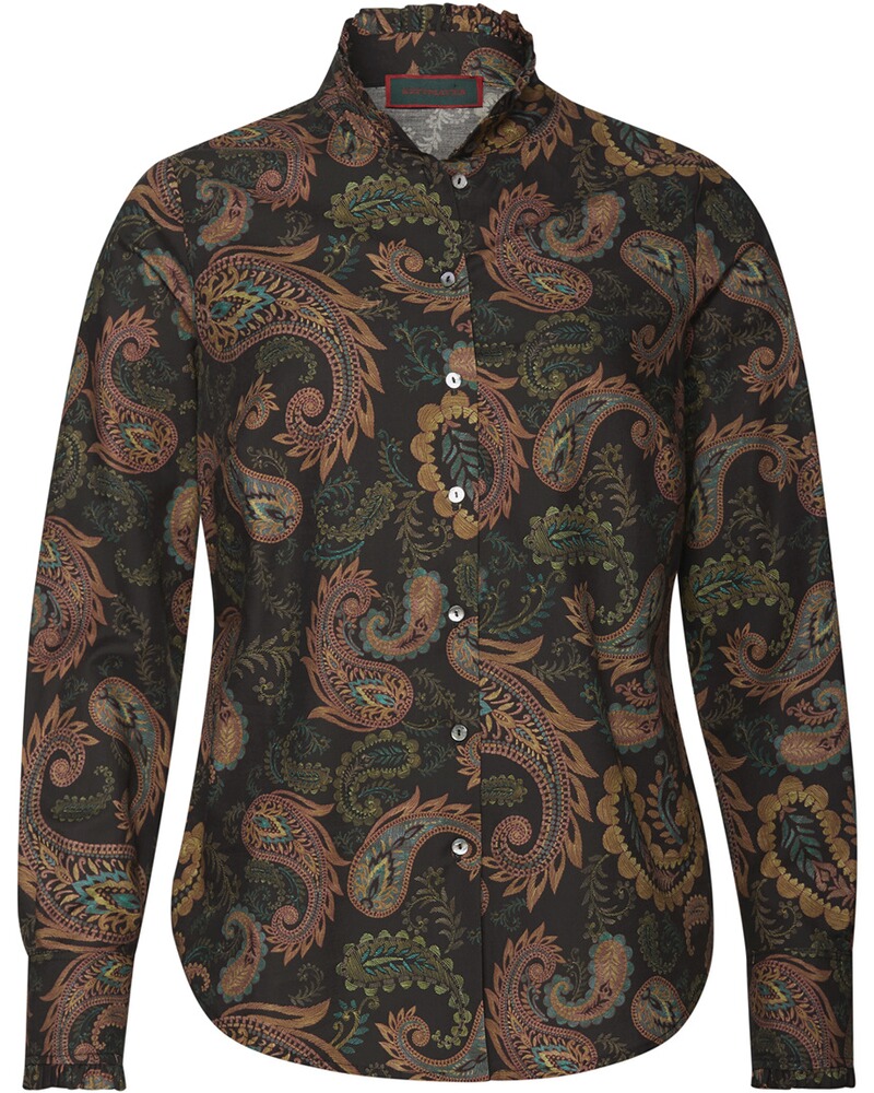 Stehkragenbluse