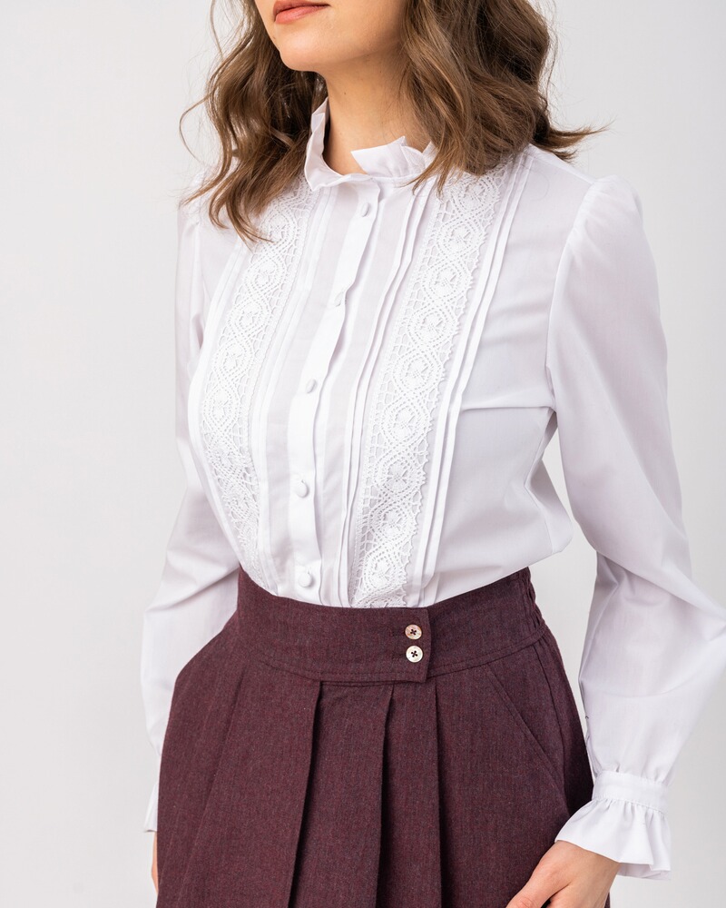 Bluse Burgunde, FELICITAS