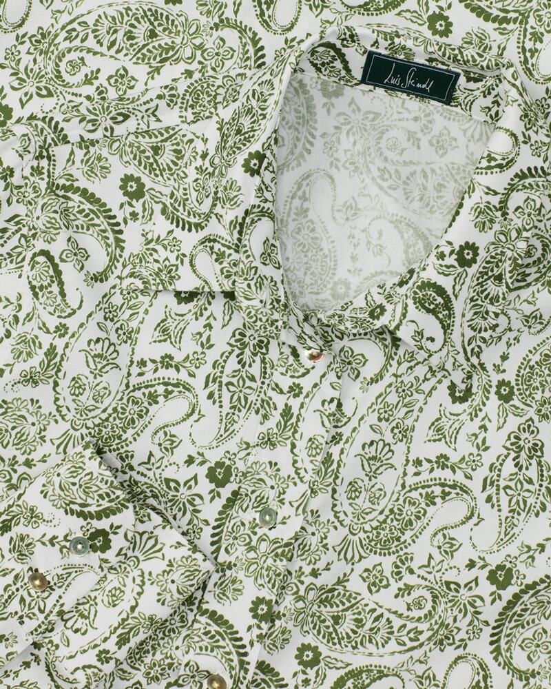 Paisleybluse mit Blumen, Luis Steindl