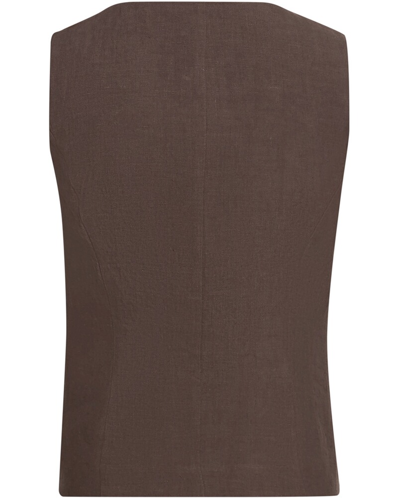 Blusentop aus Leinen, HIGHMOOR