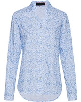 Popeline-Bluse mit Print, REITMAYER