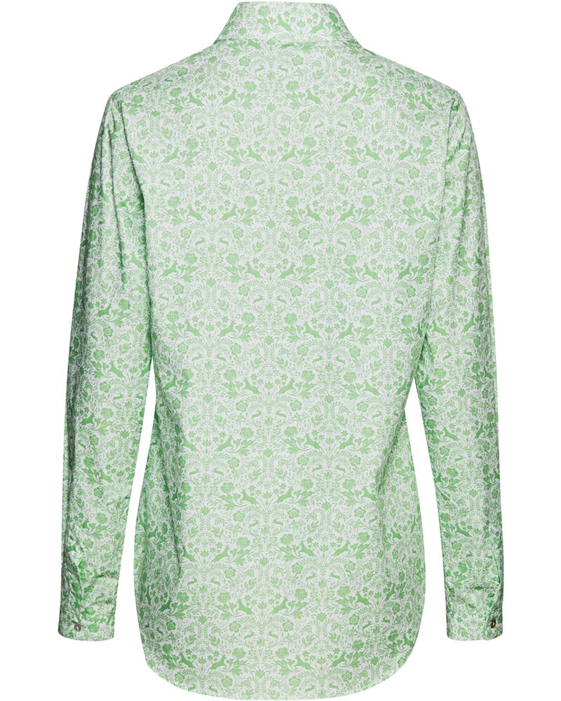 Popeline-Bluse mit Print, REITMAYER