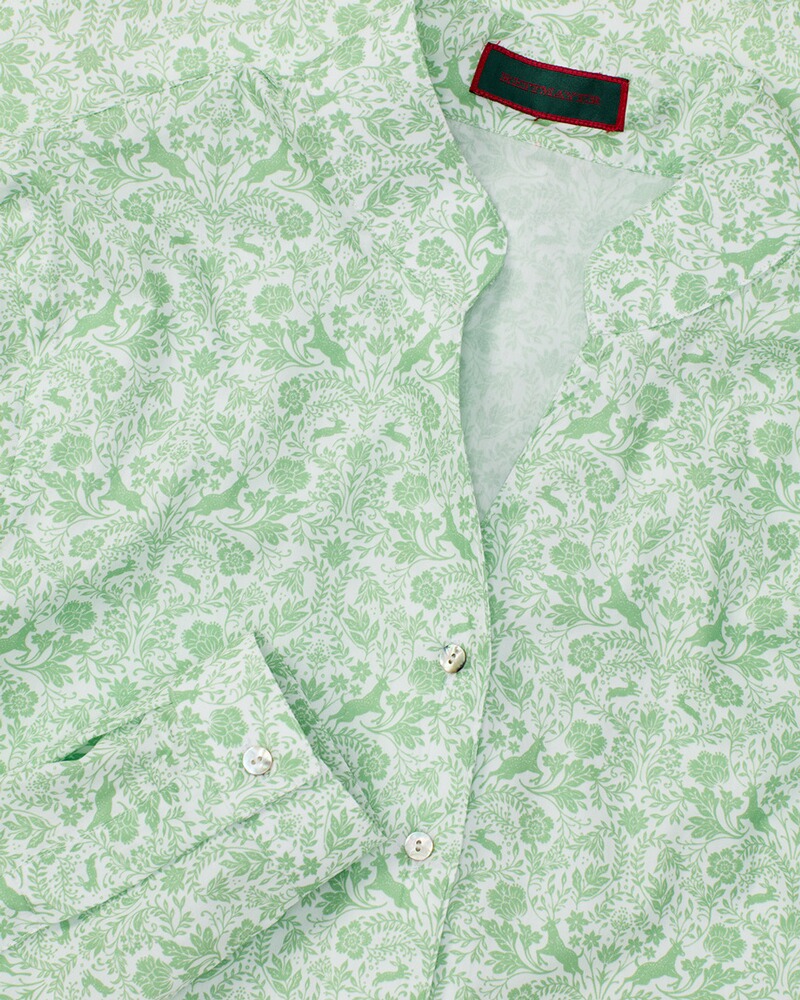 Popeline-Bluse mit Print, REITMAYER