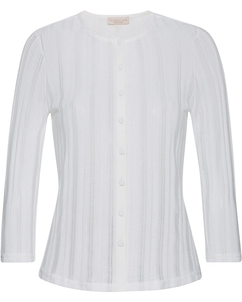 Spitzenbluse mit 3/4-Arm