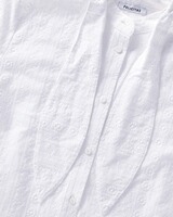 Kurzarm-Stehkragenbluse Beline, FELICITAS