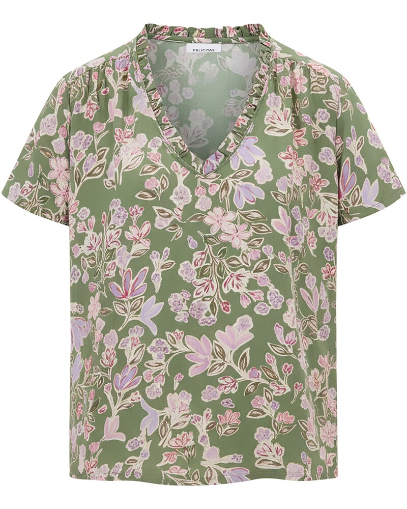 Halbarm-Blusenshirt Bernadette