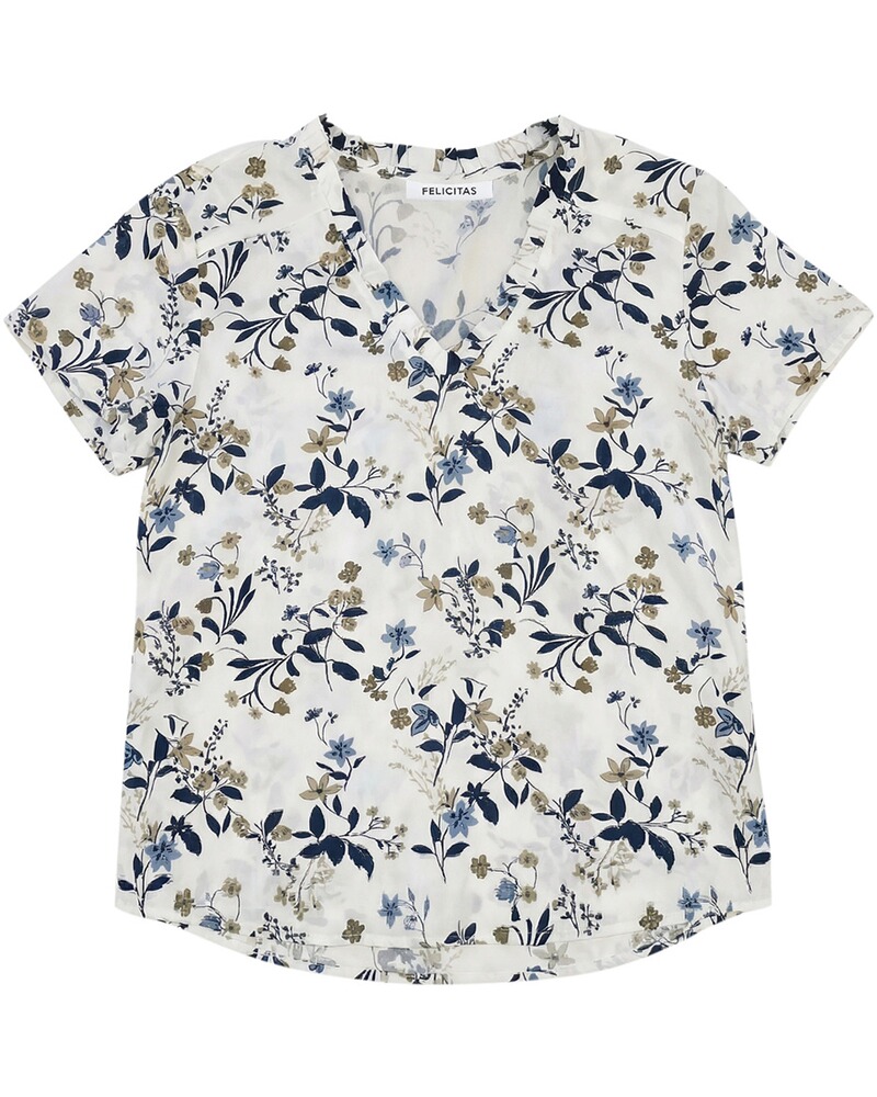 Halbarm-Blusenshirt Bernadette