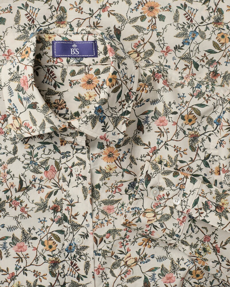 Popeline-Bluse mit Blumenmuster, Brigitte von Schönfels