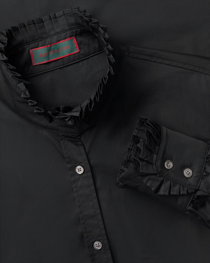 Bluse mit Rüschenkragen, REITMAYER
