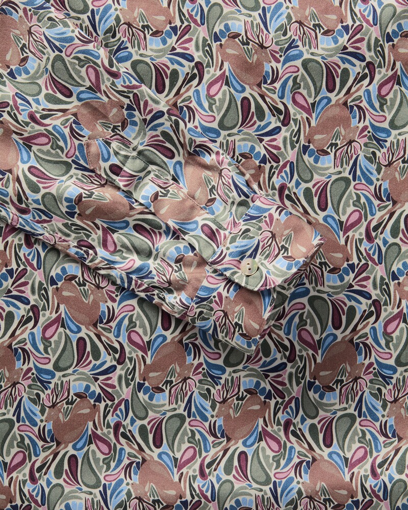 Paisleybluse mit Hirschen, REITMAYER