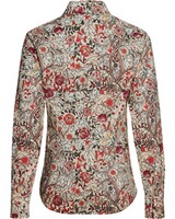 Popeline-Bluse mit Druck, Luis Steindl