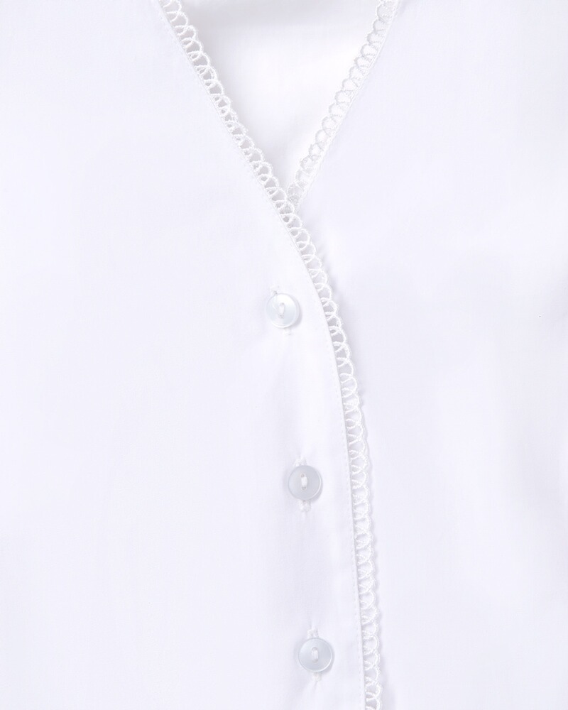 Dirndlbluse mit Flügelarm, Almsach