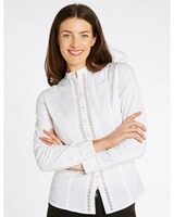 Bluse Waterlily mit Spitzeneinsatz, Dubarry