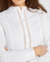 Bluse Waterlily mit Spitzeneinsatz, Dubarry