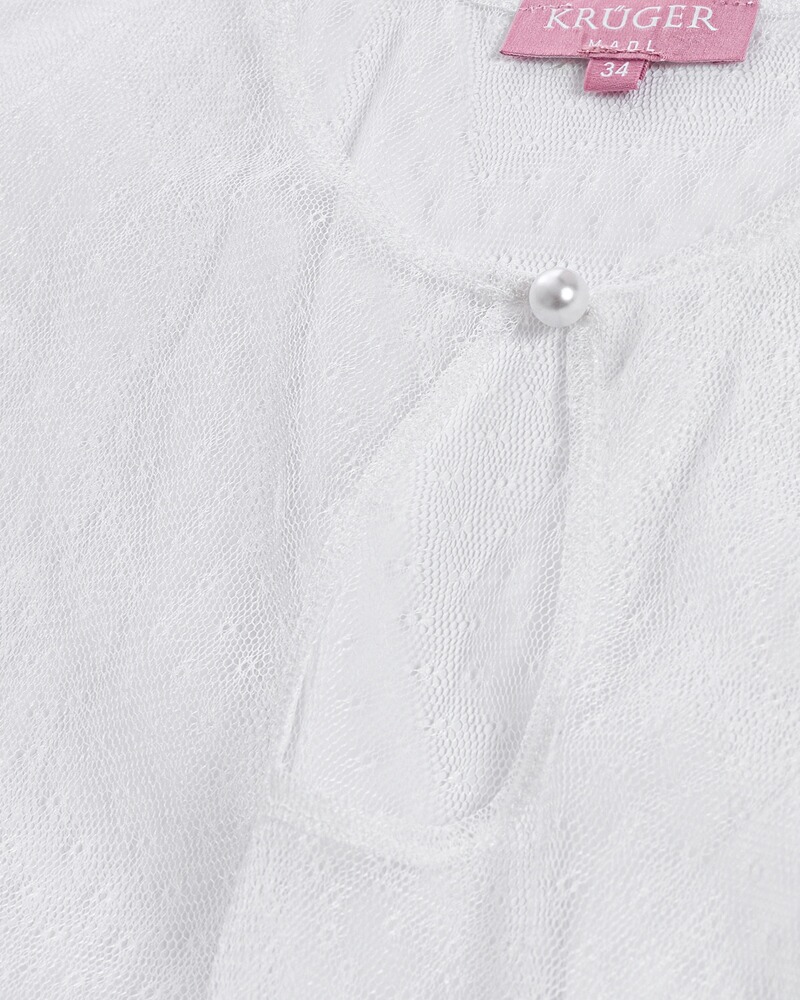 Dirndlbluse Creme transparent Krüger x Melissa Naschenweng, Krüger