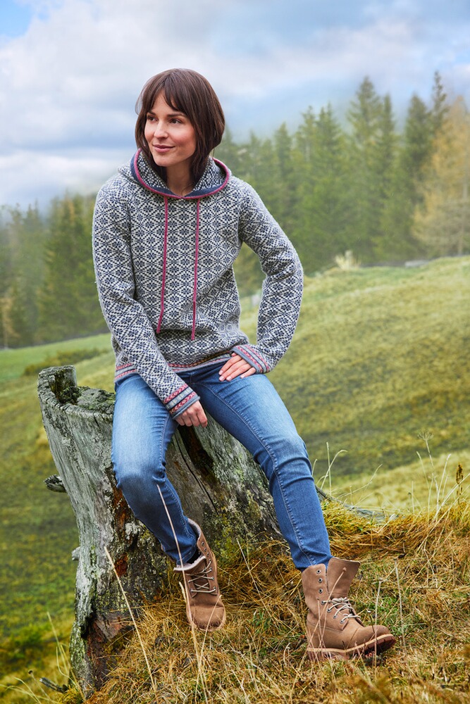 Jacquard-Kapuzenpullover, REITMAYER