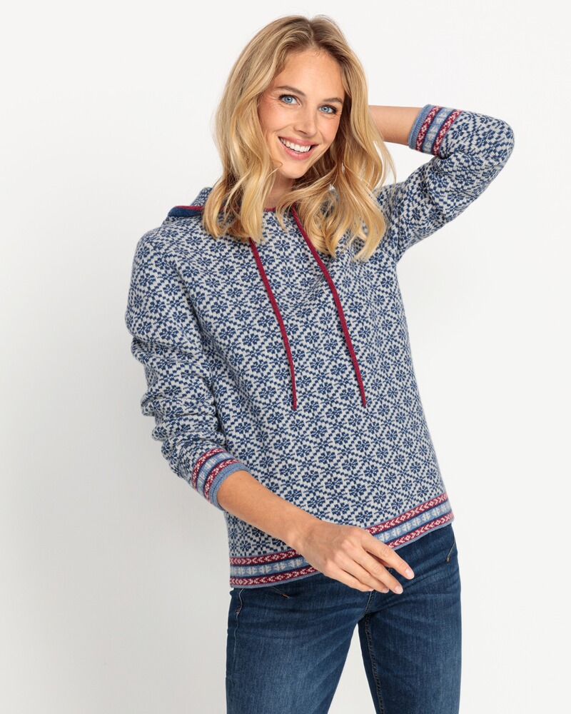 Jacquard-Kapuzenpullover, REITMAYER