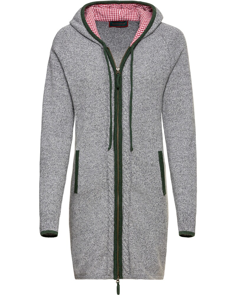 Lange Strickjacke