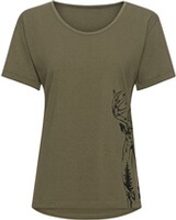 Damen T-Shirt Hirsch-Print, Parforce Essential