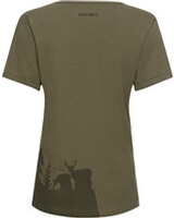 Damen T-Shirt Rotwild Silhouette, Parforce Essential