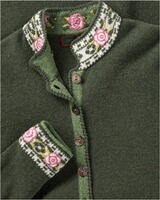 Lange Strickjacke mit Jacquard-Muster, REITMAYER
